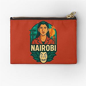 Nairobi in Nairobi Money Heist Fanart Zipper Pouch