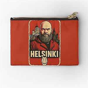 Helsinki Helsinki Money Heist Fanart Zipper Pouch
