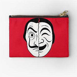 Dali Mask vs Hahoe Yangban Korea Money Heist Fanart Zipper Pouch