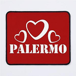 Money Heist in Palermo with Love on a White Mouse Pad