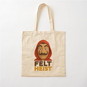 Dali Plush Mask - Money Heist Fanart Cotton Tote Bag