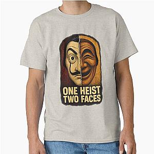 Dali Mask vs Hahoe Yangban Money Heist Korea Fanart Classic T-Shirt