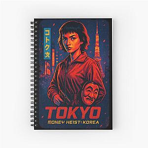 Tokyo - Money Heist Fanart Spiral Notebook