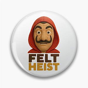 Dalí Plush Mask - Money Heist Fanart Pin