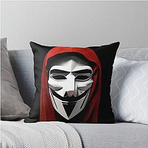 Money Heist Mask Throw Pillow