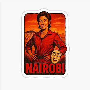 Nairobi in Nairobi Money Heist (Korea) Fanart Sticker