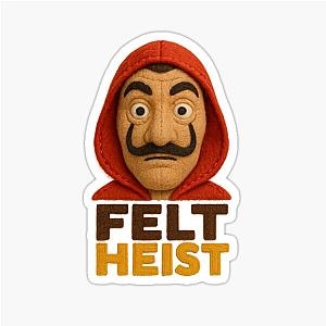 Dalí Plush Mask - Money Heist Fanart Sticker