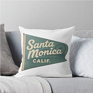 Santa Monica California Throw Pillow