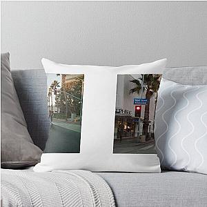 Wilshire Boulevard and 3rd Street Promenade Santa Monica California USA Throw Pillow