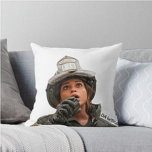 Chicago Fire - Monica Raymund Throw Pillow