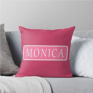 Monica Girls Throw Pillow