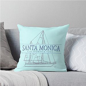 Santa Monica California Pillow