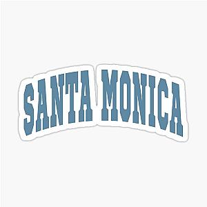 Santa Monica Varsity Lettering Design Stickers