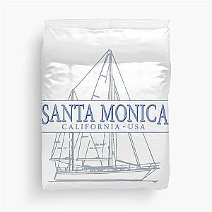 Santa Monica California Duvet Cover