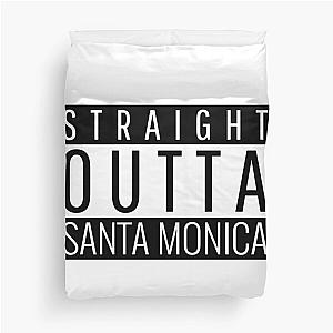 Straight Out of Santa Monica California Duvet Cover