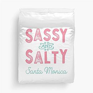 Santa Monica California Sassy Duvet Cover