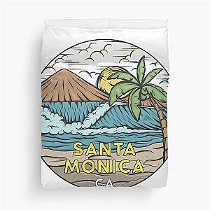 Santa Monica California Vintage Duvet