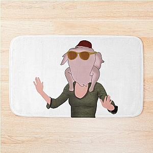 Monica You Love Turkey Head Bath Mat