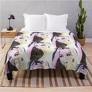 Monica Bellucci Throw Blanket