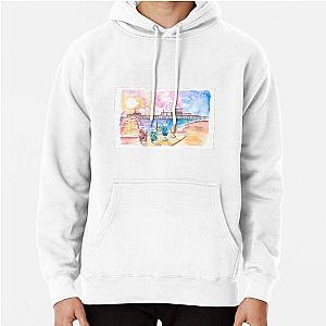 Sunset Fruit Cocktails at the Beach Pullover Hoodie