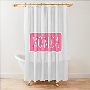 Monica Girls Name Shower Curtain