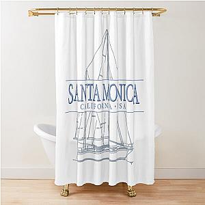 Santa Monica California Shower Curtain