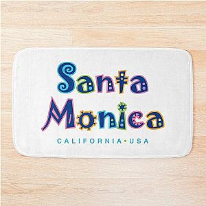 Santa Monica California Tropical Design Bath Mat