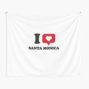 I Love Santa Monica, Hometown California Tapestry