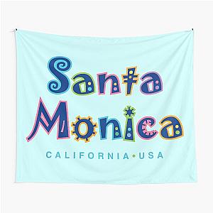 Santa Monica California Tropical Typographic Design
