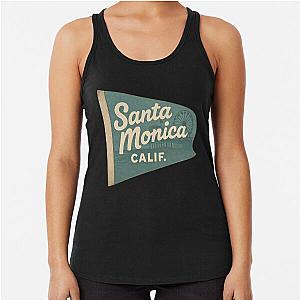 Santa Monica California Racerback Tank Top