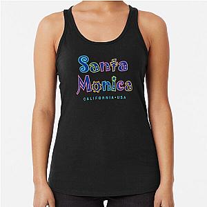 Santa Monica California Tropical Tank Top
