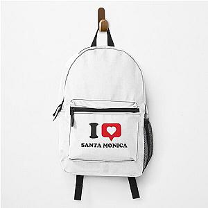 I Love Santa Monica, Hometown Santa Monica, California Backpack
