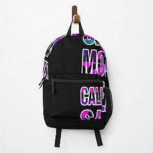 California Santa Monica Beach Illustration Premium Design Backpack