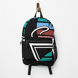Summer Santa Monica Beach Illustration Premium Design Backpack