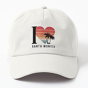 I Santa Monica Retro West Coast Beach Vibes Dad Hat