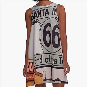 Santa Monica Route 66 California A-Line Dress