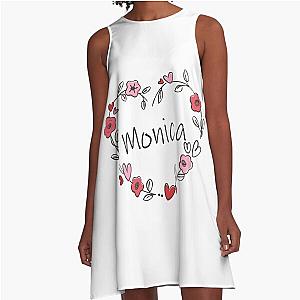 My name is Monica A line Dress