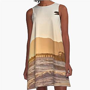 Santa Monica Beach California Bright Aline Dress