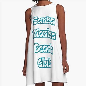 Santa Monica beach club / California design A-line dress