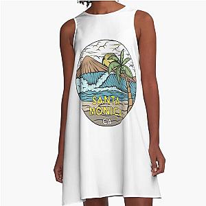 Santa Monica California Vintage A Line Dress