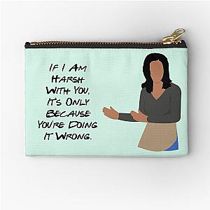 Monica knows how things are done zipper pouch