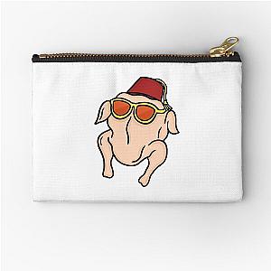 Monica Turkey Head Thanksgiving Zipper Pouch