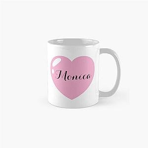 Monica Name - Pink Heart Classic Mug