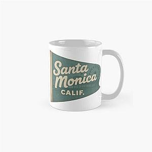 Santa Monica California Classic Pennant Mug