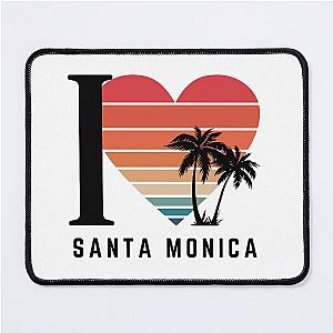 I Santa Monica Retro West Coast Beach Vibes Mouse Pad