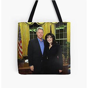 Bill Clinton and Monica Lewinsky Tote Bag