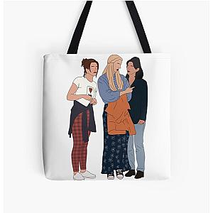Rachel, Phoebe, Monica All Over Print Tote Bag