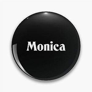 Monica White Font Pin