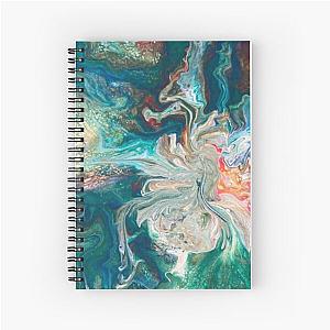 Little Green Bloom by Monica Darling Spiral Notebook