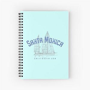 Santa Monica California Nautical Sailboat Notebook